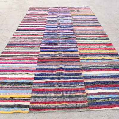 Turkish Wool on Cotton Kilim Rug, Turkish Vintage Kilim Rug, Nomadic Vintage Kilim Rug, Tribal Turkish Kilim Rug, Vintage Kilim, 6’7×11’10