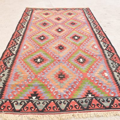 Multicolours Kilim Rug, Vintage Turkish Kilim Rug, Vintage Anatolian Home Decor Kilim Rug, Kelim, Oriental Kilim Rug, Turkish Kilim 6’0x11’7