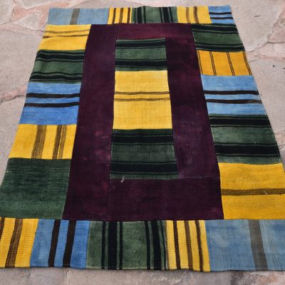 Patchwork Kilim Rug, Vintage Kilim Rug, Play Room Rug, Bathroom Floor Cover, Vintage Patchwork Kilim, Accent Rug, Home Decor Rug,  3’9×5’5