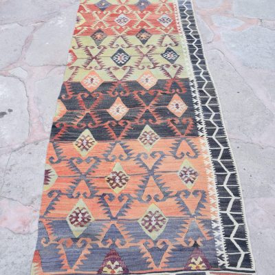 Kilim Runner Rug, Anatolian Kilim Runner Rug, Tribal Runner Rug,  lange kelim läufer, Oriental Runner Rug, Kitchen Runner Rug,  2’10×12’3