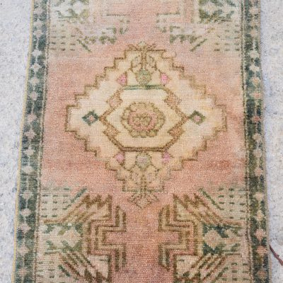 Small Rug, Door Mat Rug, Anatolian Small Rug, Turkish Small Rug, Entry Mat Rug, Shoe Mat, Placemat Rug, Powder Room Rug, Yastik Rug, 1’4×2’7