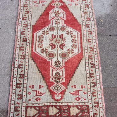 Vintage Small Rug, Bohemian Small Rug, Bohemian Door Mat Rug, Vintage Oriental Small Rug, Small Turkish Rug, Small Anatolian Rug, 1’10×3’5