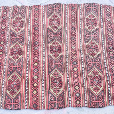 Vintage Oriental Kilim Rug, Anatolian Vintage Kilim Rug, Floor Cover Kilim Rug,Sofa Cover Kilim, Vintage Kilim Rug, Tribal Kilim, 2’11×3’11