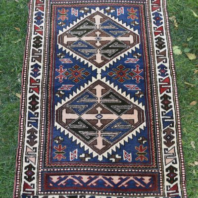 Blue Turkish Rug / Turkish rug / Vintage Turkish Rug / Oushak Rug / Oriental Rug / Anatolian Rug / Turkish Rugs / Oushak Rug