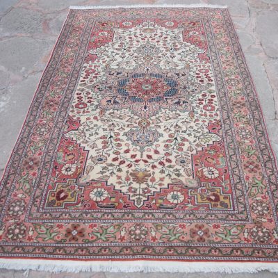 Vintage Oushak Carpet Rug, Oriental Carpet Rug, Eastern Decorative Rug, Bohemian Carpet Rug, Oushak Area Carpet, Pink Anatolian Rug 4’10×7’7