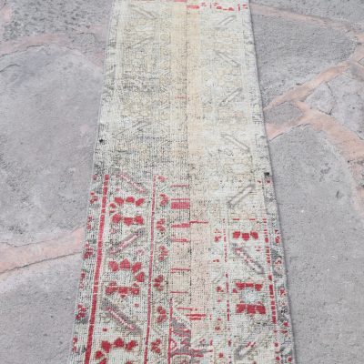 Narrow Kitchen Runner Rug, Oriental Runner Rug, Vintage Anatolian Runner, Hallway Runner, Runner Oushak Rug, Turkish Rug Runner, 1.10 x10.8