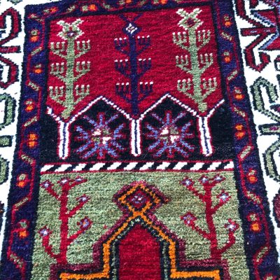 Vintage Oriental Rug, Turkish Prayer Rug, Anatolian Vintage Prayer Rug, Handwoven Prayer Rug, Ethnic Vintage Turkish Rug, Tribal Rug 2’9×4’1