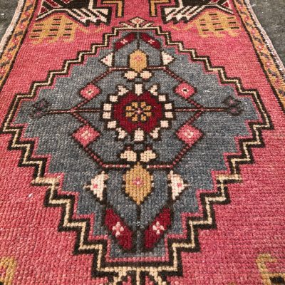 Oushak Small Rug, Yastik Rug, Door Mat Rug, Bath Rug, Bedside Rug, Turkish Small Rug, Home Decor Bohemian Small Rug, Entry Mat Rug, 1’8×3’8