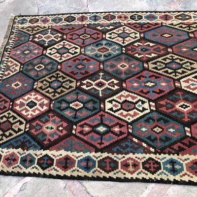 Antique Kilim Rug, Area Kilim Rug, Turkish Killim Rug, Anatolian Kilim Rug, Decorative Antique Kilim Rug, Vintage Kelim  5’7 x 11’10