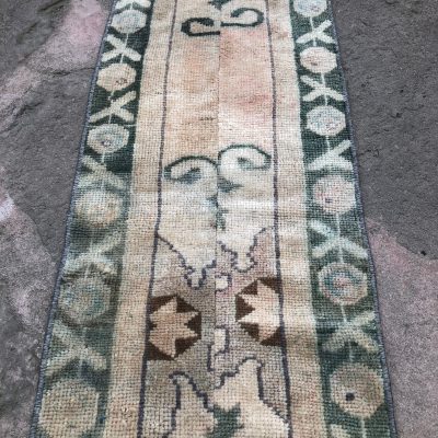 Oriental Runner Rug, Narrow Hallway Rug, Turkish Runner Rug Vintage Rug Runner Oushak Rug Runner Turkish Rug Runner Kitchen Runner