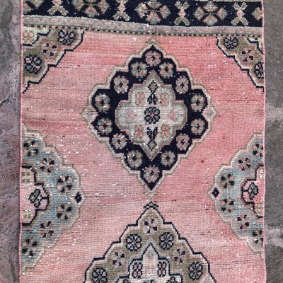 Oushak Runner Rug, Turkish Kitchen Runner, Medallion Runner Rug Vintage Oushak Runner Rug, Hallway Runner Rug, Turkish Runner Rug, runner