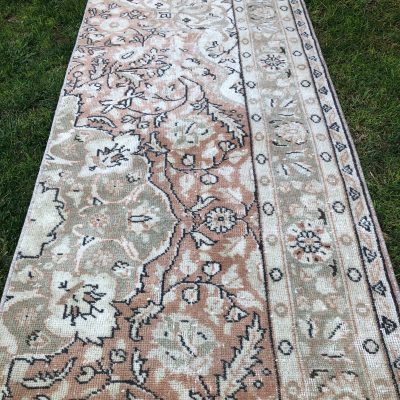 Oushak Rug, Turkish Oushak Rug, Oushak Area Rug, Vintage Turkish Oushak Rug, Distressed Oushak Rug, Muted  Color Rugs Oushak Rug, 2’8×7’8