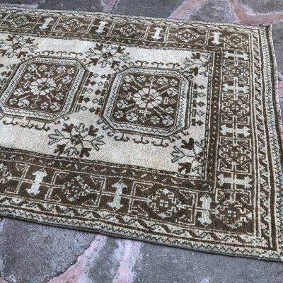 oushak rug / vintage rug / turkish rug / handmade turkish rug / bedroom oushak rug / turkish oushak rug / rugs / study room rug / 4’5×7’5