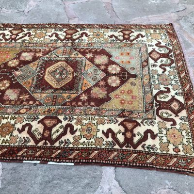 Old Oushak Rugs, Oushak Rug, Turkish Oushak Rugs, Vintage Oushak Rugs, Decorative Anatolian Rug, Bohemian Oushak Rug, Area Rug, 5’4×7’4