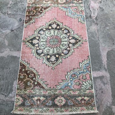 Small Rug, Small Turkish Rug, Bedside Rug, Turkish small Rug, Door Mat Rug, Small Vintage Rug, Vintage Bohemian Rug, Small rugs 1’7×3’7