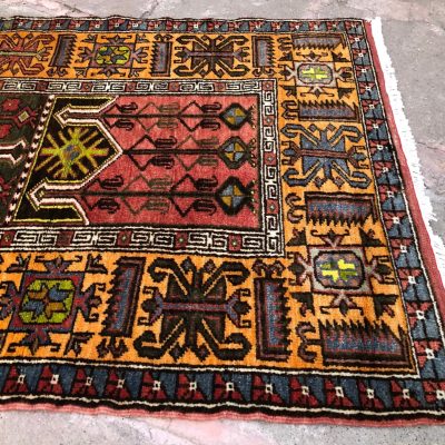 Turkish Prayer Rug, Oushak Prayer Rug, Vintage Prayer Rug, Decorative Prayer Rug, Oriental Prayer Rug, Anatolian Vintage Prayer Rug, 3’4×5’4