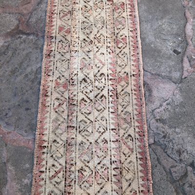 Oushak Runner Rug, Runner Oushak Rug, Handwoven Turkish Runner Oushak Rug, Narrow Runner Rugs, Vintage Rug runner, Turkish Runner  1’10×6’4