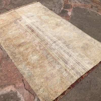 Turkish Runner Rug / Vintage Runner Rug /  Kitchen Runner Rug /  Entryway Runner Rug /  Narrow Runner Rug / Oushak Runner Rugs 2.5×3.9 feet