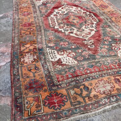 Anatolian Turkish Oushak Rug, Vintage Living Room Rug, Oriental Area Rug, Oushak Rug, Turkish Rug, Area Rug, 5’7×8’10, Turkish Oushak Rugs,