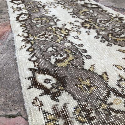 1’7×7’7 / runner rug/ turkish runner rug/ patchwork runner rug/ oushak runner rugs/ kitchen runner rug/ hallway runner/ corridor runner rug