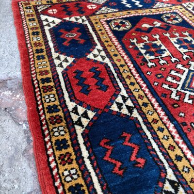 Oushak Rug, Vintage Turkish Rug, Area Oushak Rug, Living Room Rug, Vintage Carpet, Home Decor Rug, Boho Turkish Living Room Carpet, 3’x 4’