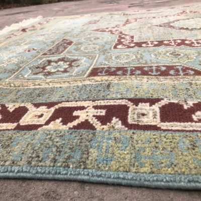 oushak rug / area rug / vintage rug  / carpet rug /  turkish rug / old oushak rug / boho decorative rug / turkey boho rug / 5’1×6’7