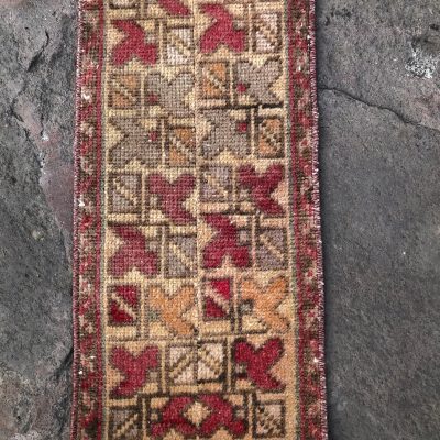 Narrow Runner Rug, Vintage Narrow Runner, Turkish Narrow Runner Rug, Oushak Runner Rug, Vintage Runner Rug, Patchwork Hallway Runner Rugs