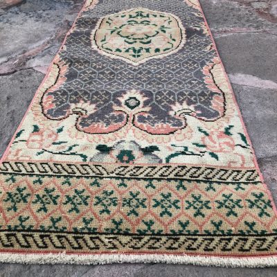 Vintage Runner Rug 2’0x6’10, Carpet Runner, Oushak Runner Rug, Turkish Rug Runner, Oriental Rug Runner, Runner Rug, Kitchen Runner Rug, Rugs