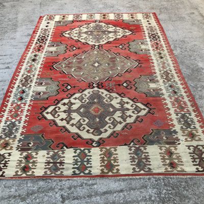 Kilim Rug, Vintage Turkish Kilim Rug, Decorative Kilim Rug, Bohemian Tribal Kilim Rug, Anatolian Handmade Old Turkish Kilim Rugs