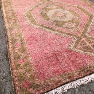 Oushak Runner Rug, Chick Turkish Runner Rug, Anatolian Runner Rug, Hallway Runner Rug, Stairs Runner Rug, Runner Oushak Rug, 4’3×11’10