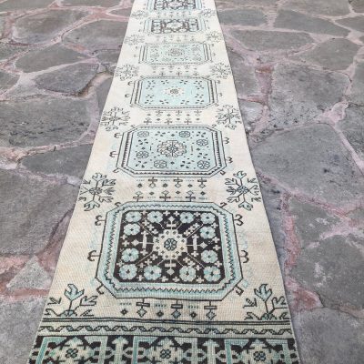 Long runner rug/ Turkish runner rug/ Runner rug/ Vintage rug runner/ Extra long runner/ Long turkish runner/ 2’9×22’11 feet/ Corridor runner