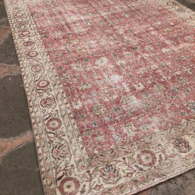 Oushak Area Rug, Turkish Area Rug, Nursery Vintage Pastel  Rug, FREE SHIPPING  Oushak Rug, Living Room Rug, Anatolian Rug, 7’2 x 9’9 Rug,