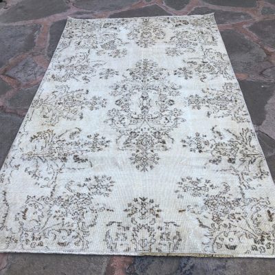 Oushak Carpet Rug, Turkish Oushak Rug, Anatolian Living Room Rug, Vintage Oriental Rug, Holbien Carpet Rug, Decorative Oushak Rug, 4’9×7’10