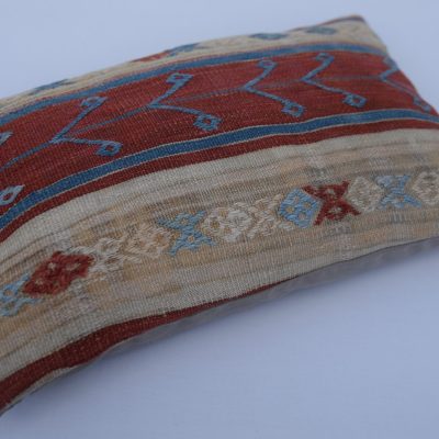 Oriental Design Lumbar Kilim Pillowcase, Rectangle Kilim Pillow Slip, Cushion Pillow Kilim Casing, Turkish Decorative Pillowcase, 16”x24”
