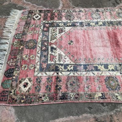 Prayer Rug, Turkish Prayer Rug, Oriental Prayer Rug, Oushak Prayer Rug, Handwoven Vintage Anatolian Prayer Rug, Oriental Prayer Rug,