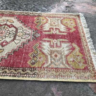 Small Rug, Turkish Mini Rug, Turkish Small Rug, Bathroom Rugs, Door Mat Rug, Bath Mat Rug, Powder Room Rug, Turkish Rugs, Vintage Small Rugs