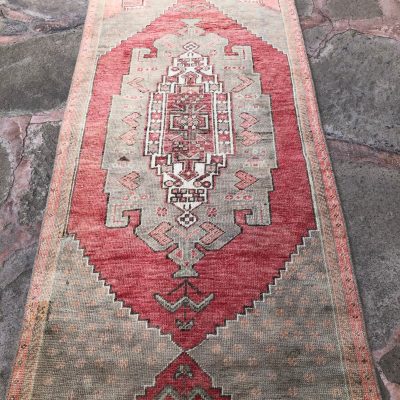 Turkish Oushak Runner Rug, Oushak Runner Rug, Hallway Oushak Runner Rug, oriental runner rug 2’9×11’1, kitchen runner rugs