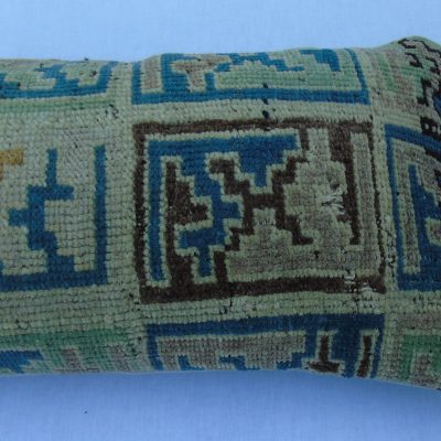 Ethnic Lumbar Rug Pillow, Bohemian Rug Pillow,  Rug Pillow, Rug Lumbar Pillow, 10×35 inch Vintage Rug Cushion Cover, 10X35 INCHES