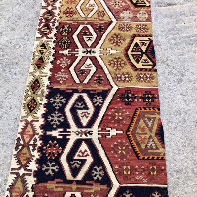 Kilim Runner Rug, Vintage Runner Rug, Oushak Kilim Runner Rug, Kitchen Runner Rug, Stairs Runner Rug, Oushak  Runner Rug  Kilim, 2’4×15’