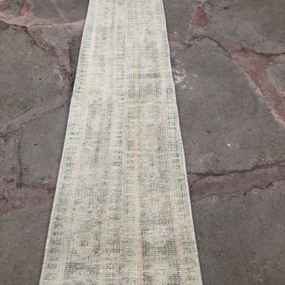 Oushak Runner Rug, Turkish Runner Rug, Patchwork Runner Rug, Home Decor Runner Rug, Kitchen Runner Rug, Narrow Carpet Runner Rug, 1’9×12’1