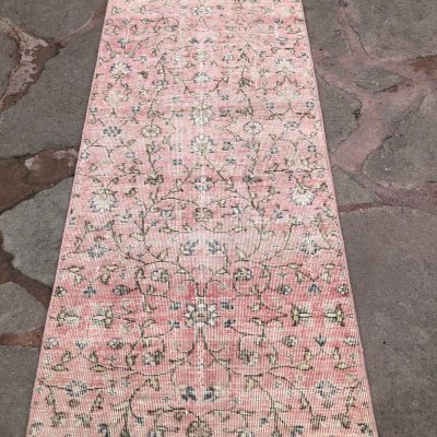 Vintage Runner Rug, Turkish Anatolian Runner Rug, Kitchen Runner Rug, Turkish Carpet Runner, Hallway Carpet Runner, Oriental Runne 2’6×12’9