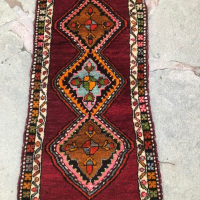 Small Vintage Rug, Woolen Small Rug, Turkish Small Rug, Bedside Rug, Anatolian Door Mat Rug, Oriental Small Rug, Kitchen Small Rug, 1’7×2’3