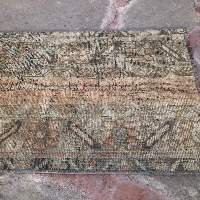 Oushak Vintage Rug Runner, Turkish Rug Runner, Bohemian RUnner Rug, Kitchen Runner Rug, Oriental Runner Rug, Oushak Runner Rug, 1’10×5’3