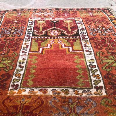 Oriental prayer Rug, Vintage Turkish Rug, Prayer Carpet Rug, Living Room Rug,Bohemian Decorative Rug, Turkish Carpet Rug, Prayer Turkish Rug