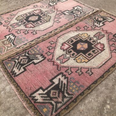 Small Turkish Rug, twin small rugs, pair small rug, Turkish Doormat Rug, Turkish Rugs For Bathroom, pair of Turkish Rug, set of small rug,