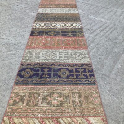 Extra long Runner Rug, Turkish Runner Rug, Long Oushak Runner Rug, Vintage Runner Rug, Bohemian Runner Rug, Patchwork Runner Rug, 2’4×24’8