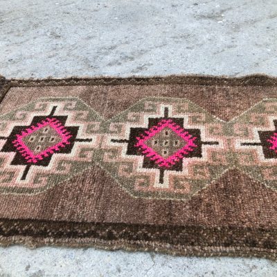 Small Oushak Rug, Vintage Small Area Rug, Decorative Small Oushak Rug, Handwoven Vintage Turkish Oushak Rug, Door Mat Oushak Rug, 1’5×2’7