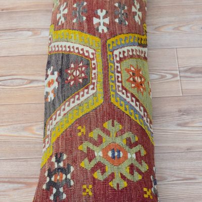 Turkish Boho Kilim Pillow, Bedroom Pillow, LUMBAR Pillow Cover, Kilim Cushion Cover, Home Decor Turkey Pillow, Lumbar  Turkish Throw Pillow