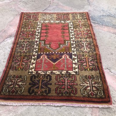 Prayer Rug, Turkish Prayer Rug, Anatolian Prayer Rug, Oriental Prayer Rug, Muslim Rug, Home Decor Area Rug, Vintage Rug, Konya Rug, 2’5×3’5