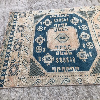 Vintage Runner  Rug,  Turkish Runner  Rug, Oriental Runner Rug, Short Runner Rug, Hallway Rug, Bohemian Runner  Rug, Oushak Runner Rug,